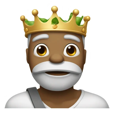 Rana con corona  sticker