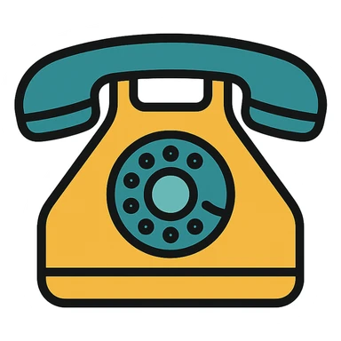 ancien téléphone sticker