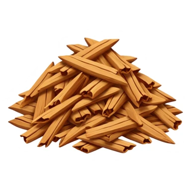 bois de santal, a pile of sandalwood chips, aromatic lines, no text sticker