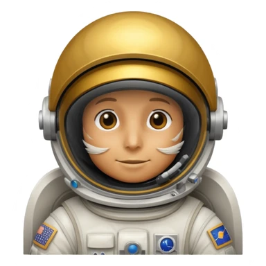 hawk astronaut sticker