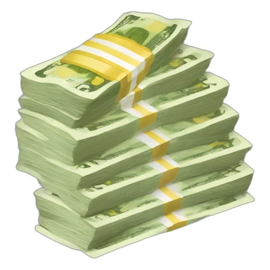 liasse de billets (euro) qui s'envolent sticker