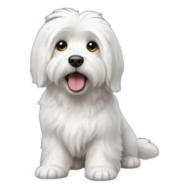 coton de tulear shout sticker