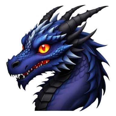 Gothic Badass Edgy Dark Mysterious Mystical Dragon-Beast-Fursona sticker