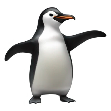 Penguin dancing sticker
