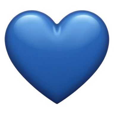 Dark blue heart sticker
