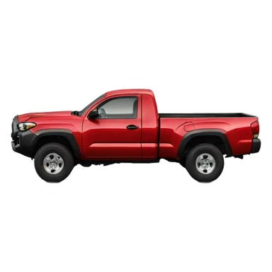 199 Toyota Tacoma ext cab 4wd with red paint sticker