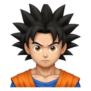 Goku MUI with glowy eyes sticker
