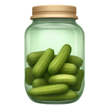 A jar of pickles sticker