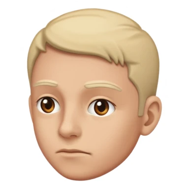 head turned and looking to the side with judgement sticker