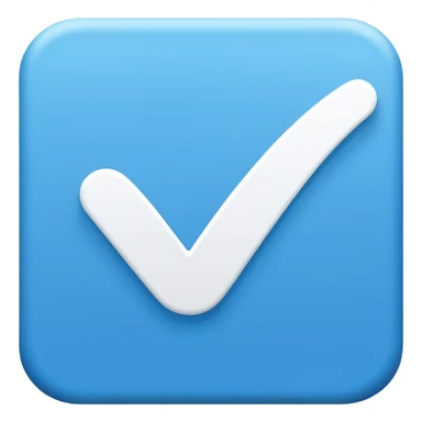 Quiero un logo de verificación parecido al de tiktok sticker