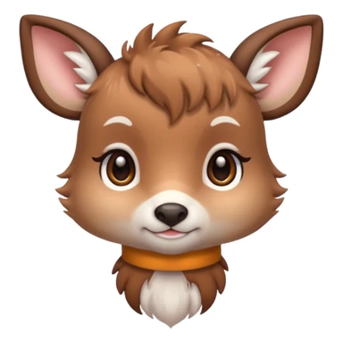 A cute aesthetic looking fawn sticker