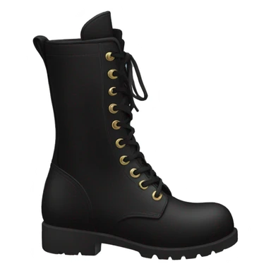 Black boots sticker