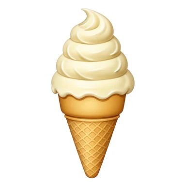 vanille eiscreme sticker