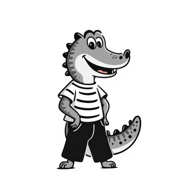 Crocodrilo sticker
