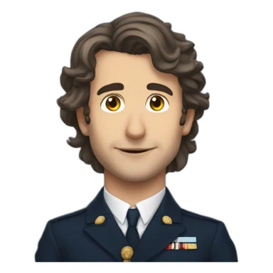 Macron amoureux Marine lepaine sticker