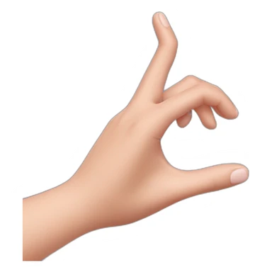 hands scrolling through tiktok content sticker