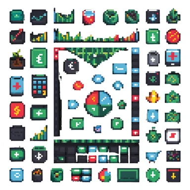 finance concept sticker