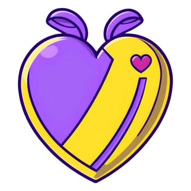 purple heart sticker