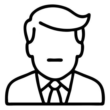 Donald Trump with his signature hairstyle sticker