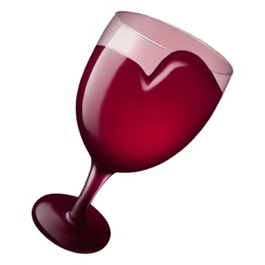 Wine red heart sticker