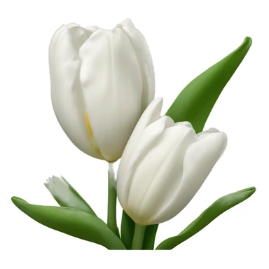 Tulipe blanc sticker