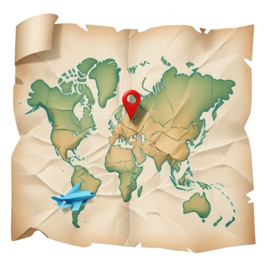 a slightly crumpled paper map with an attack strategy drawn on it, high detail, no text sticker