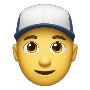 La tête a Squeezie avec une casquette sticker