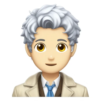 castiel from the otome game "my candy love" sticker