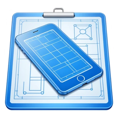 make a an icon for a plan structure  sticker