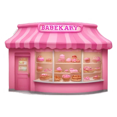 pink bakery  sticker