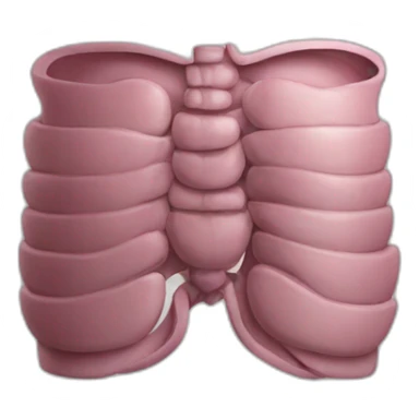 Anatomic abdomen sticker