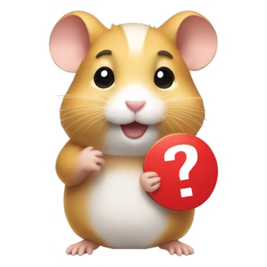 hamster holding a YouTube award sticker