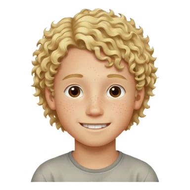 hassidic young boy blond freckles sidelocks curly sticker