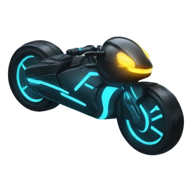 Tron light cycle sticker