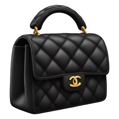 Black Chanel bag sticker