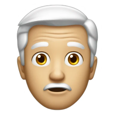 us president looking incredibly shocked sticker