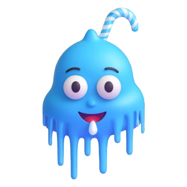 very cold emoji, shivering, blue face, icicles sticker