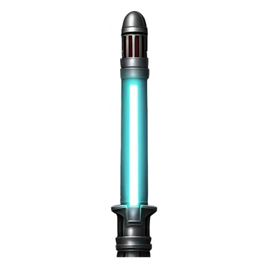 lightsaber ebony hands sticker