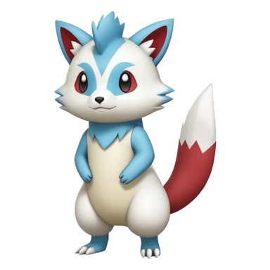 Dewott-Oshawott-Furret-Zangoose-Hybrid (full body) sticker