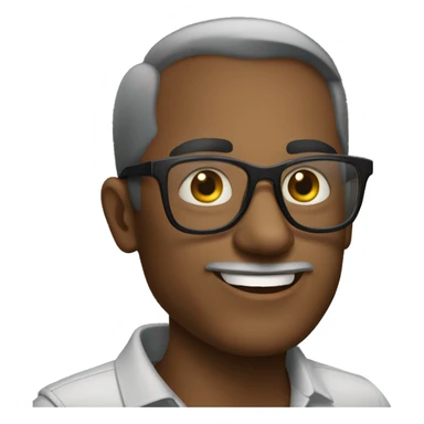 Brasileño con gafas sticker