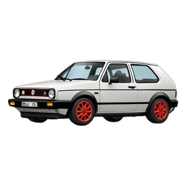 Vw golf mk2 gti 16v sticker