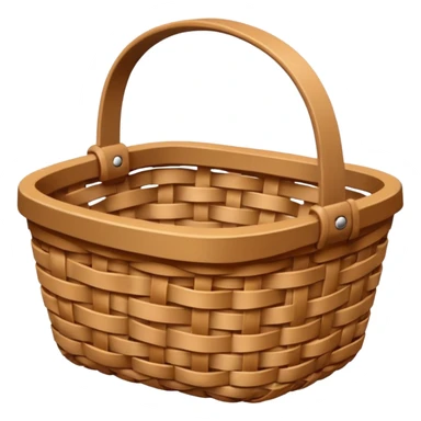 wicker basket sticker