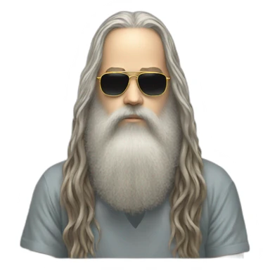 rick rubin who meditates sticker