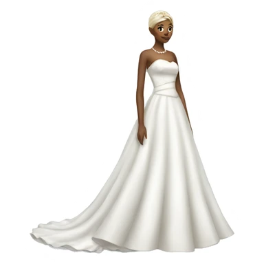 Wedding dress sticker