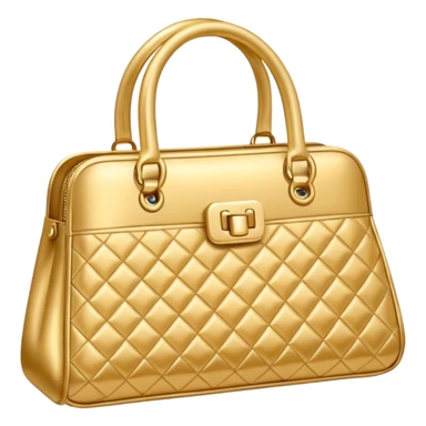 golden fashion bag sticker