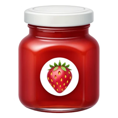 una mermelada de frutilla sticker