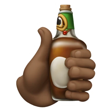 dead man’s finger rum  sticker