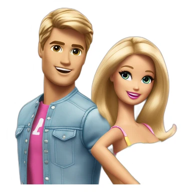 barbie et ken danse la macarena sticker