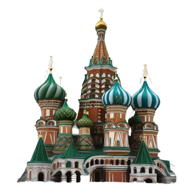 saint basil's cathedral sticker