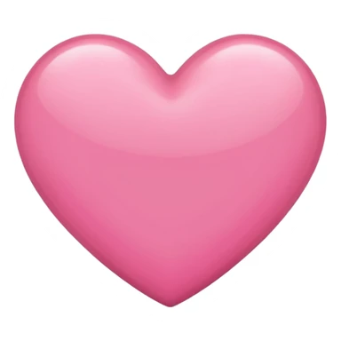 pink heart iPhone emoji style sticker